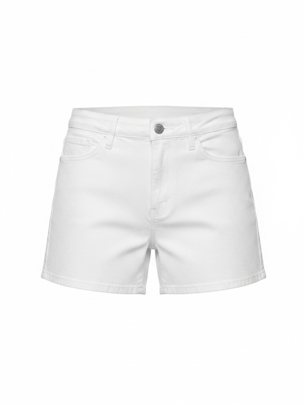 Mango White Denim Jean Shorts